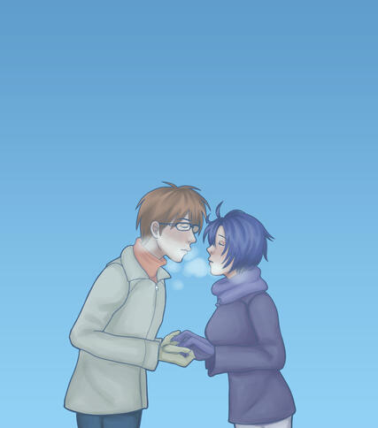 Yuugo Hachiken & Aki Mikage - Silver Spoon Yuugo Hachiken & Aki Mikage - Silver Spoon