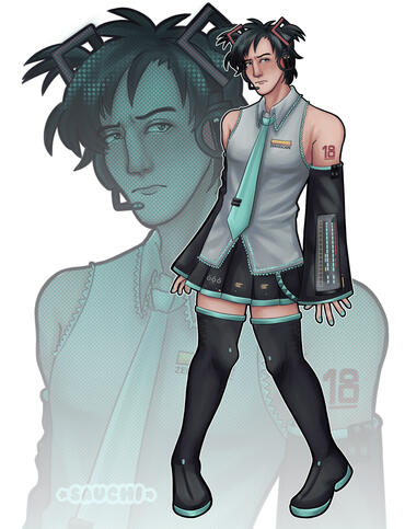 Sigma Klim (x Hatsune Miku) - Zero Escape: Virtue's Last Reward Sigma Klim (x Hatsune Miku) - Zero Escape: Virtue's Last Reward